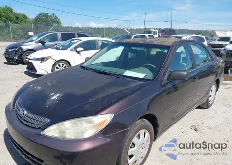 2002 Toyota Camry Le из США, поврежденный, VIN JTDBE32K720069121